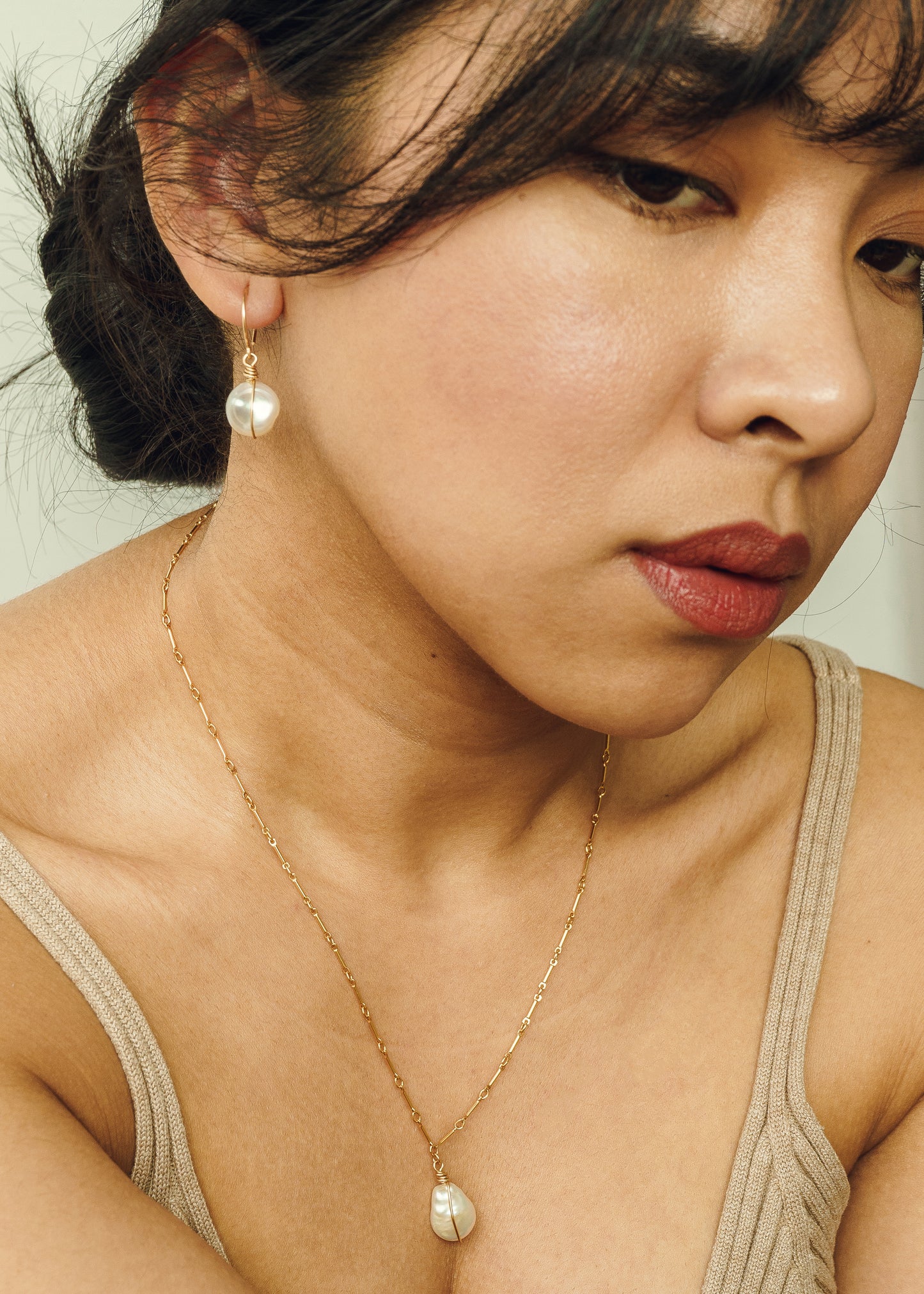 Perlas Drop Earrings