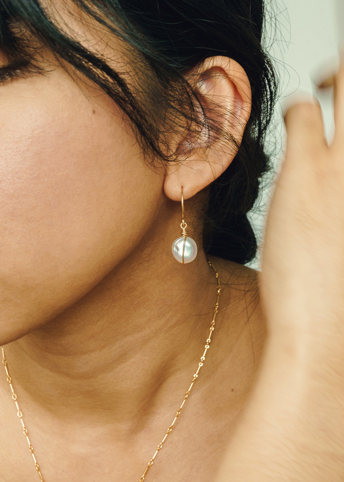 Perlas Drop Earrings