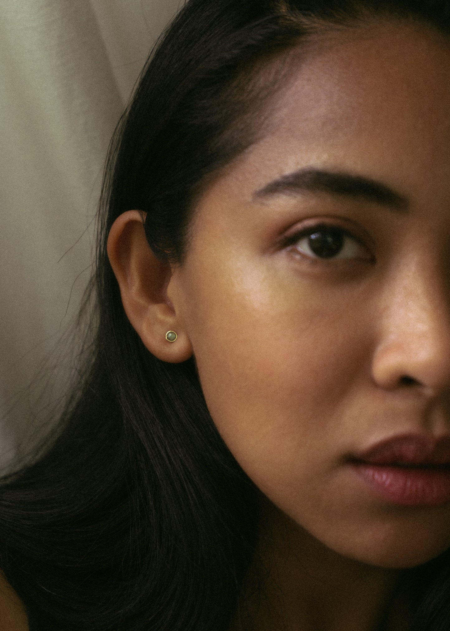 Azurite Stud Earrings