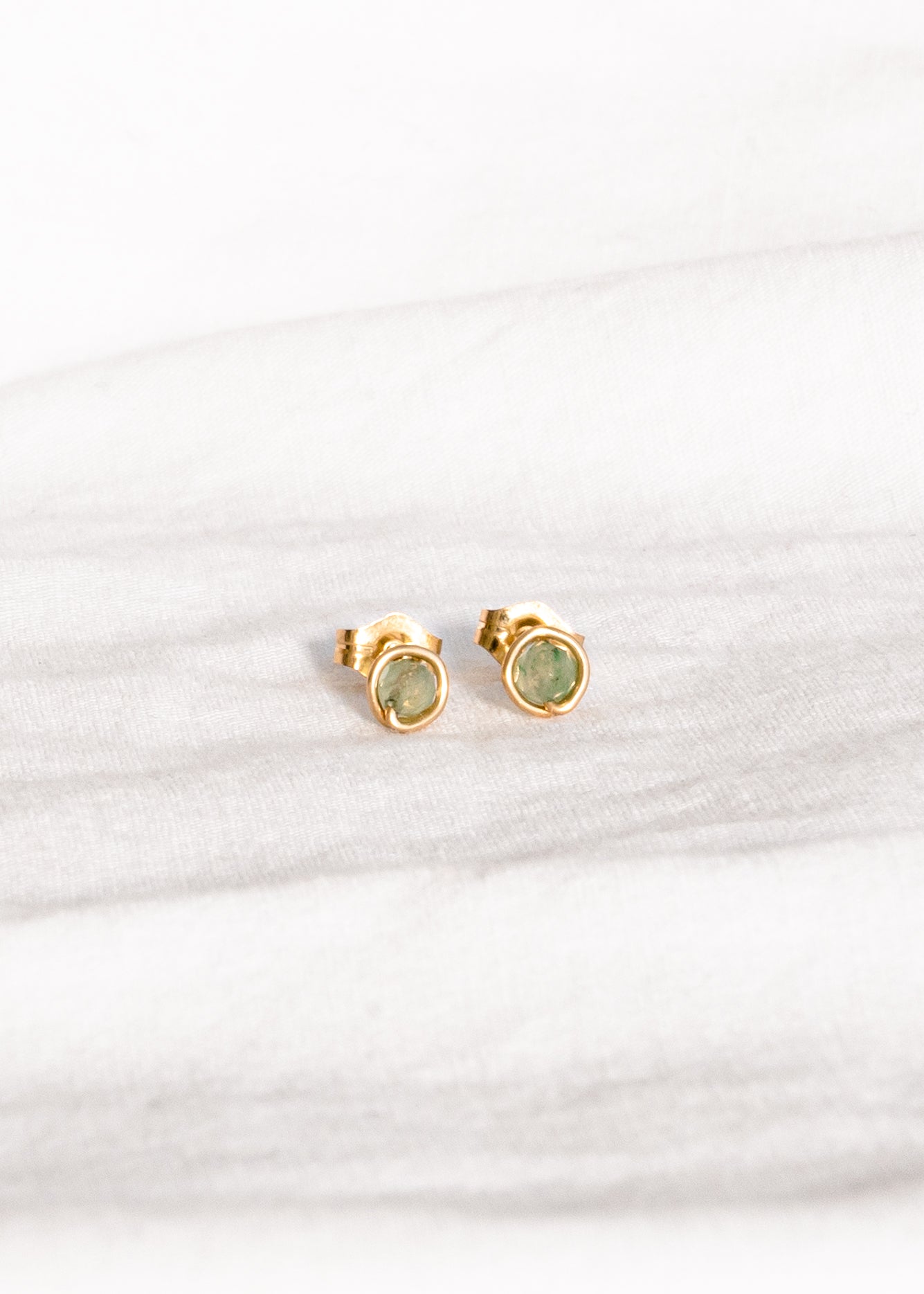 Azurite Stud Earrings