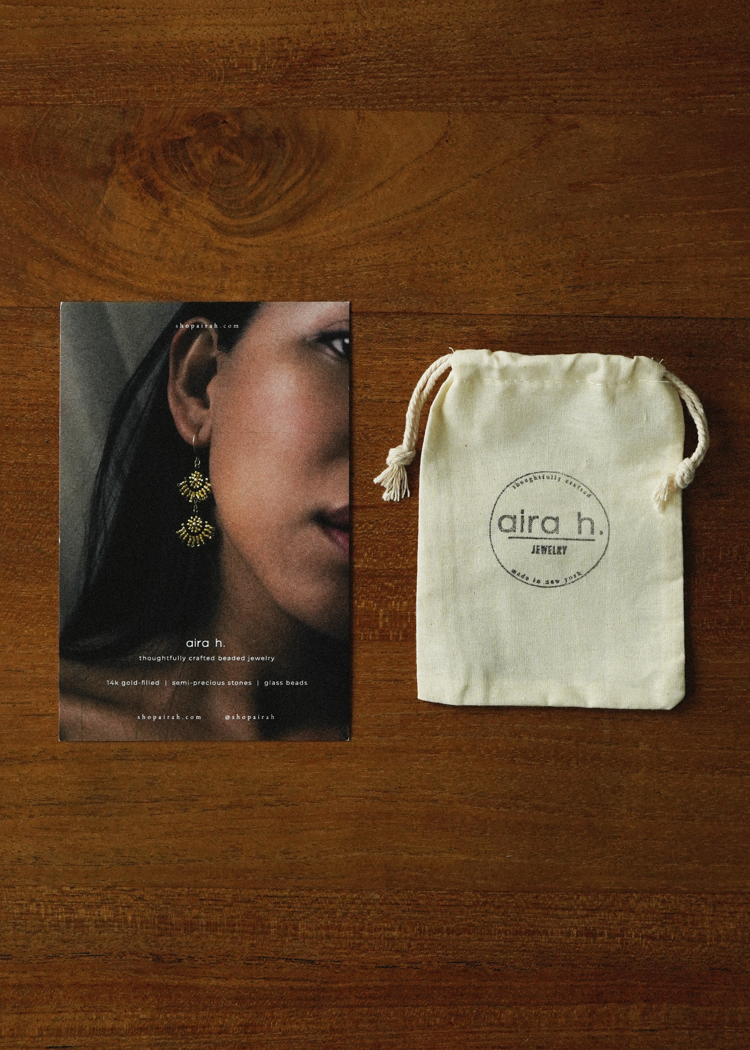 Araw Earrings in Gold
