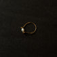 Dainty Gold-Filled Wire Ring with Freshwater Rice Pearl