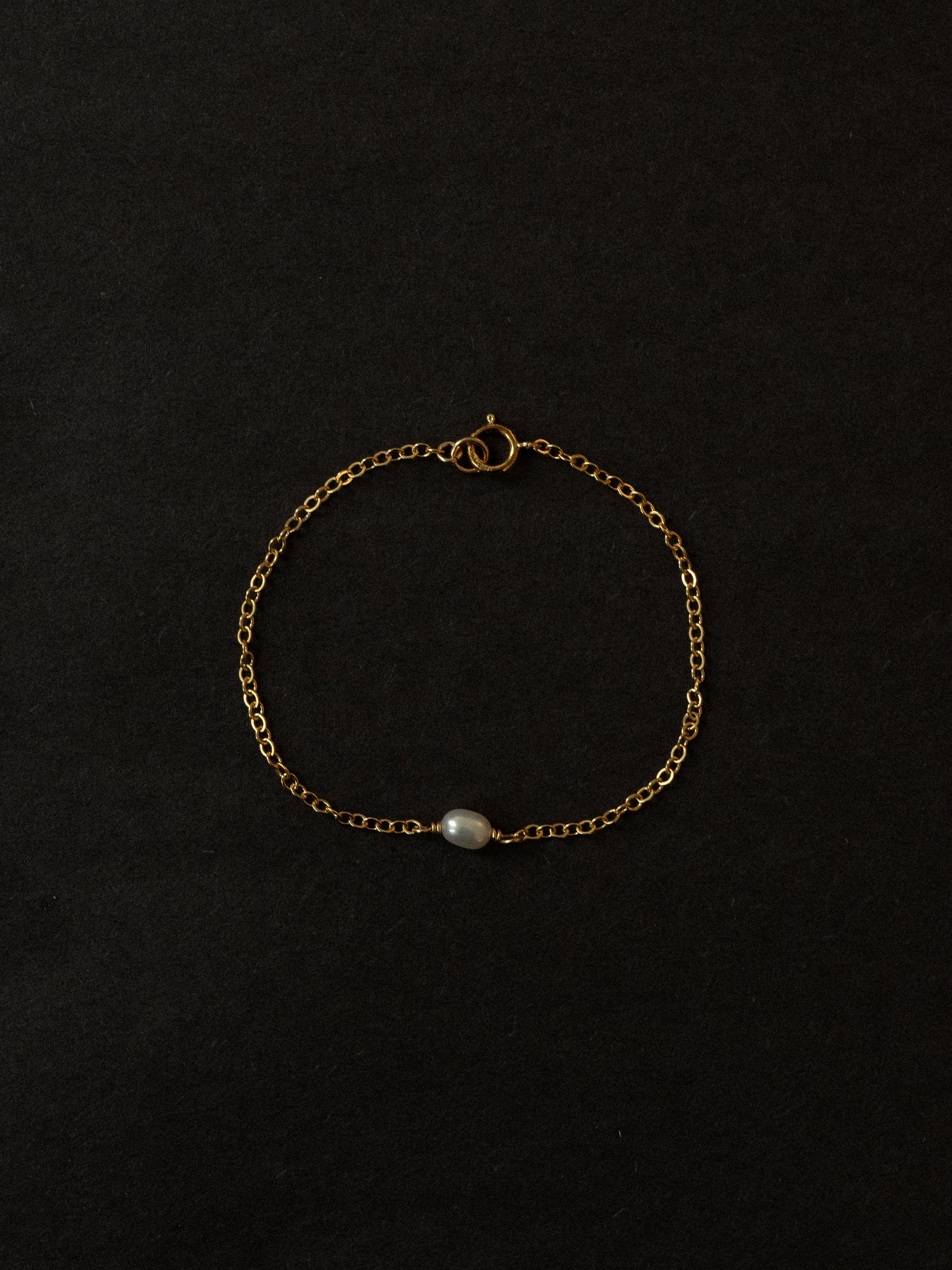 Dainty Freshwater Rice Pearl Bracelet