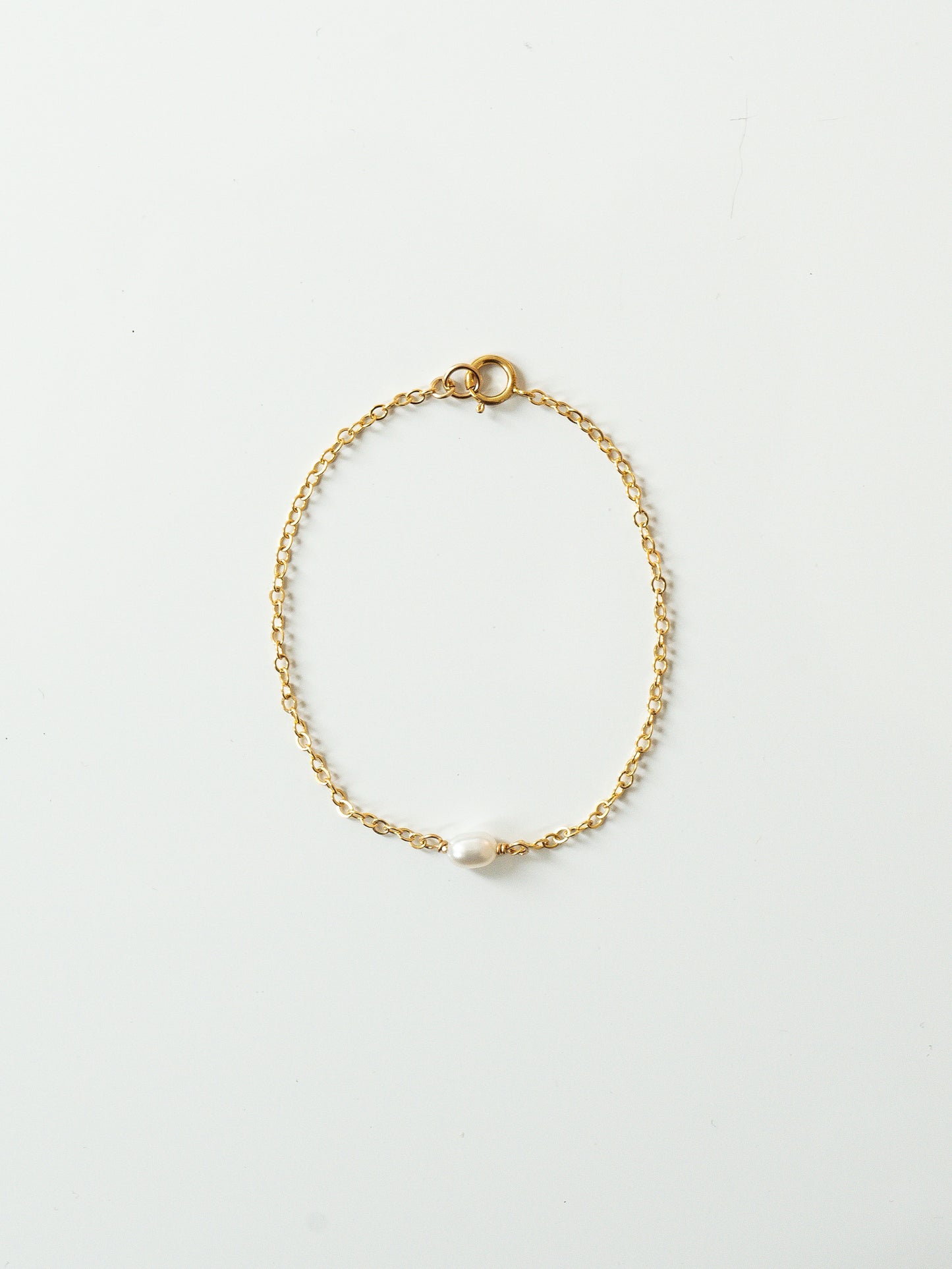 Dainty Freshwater Rice Pearl Bracelet