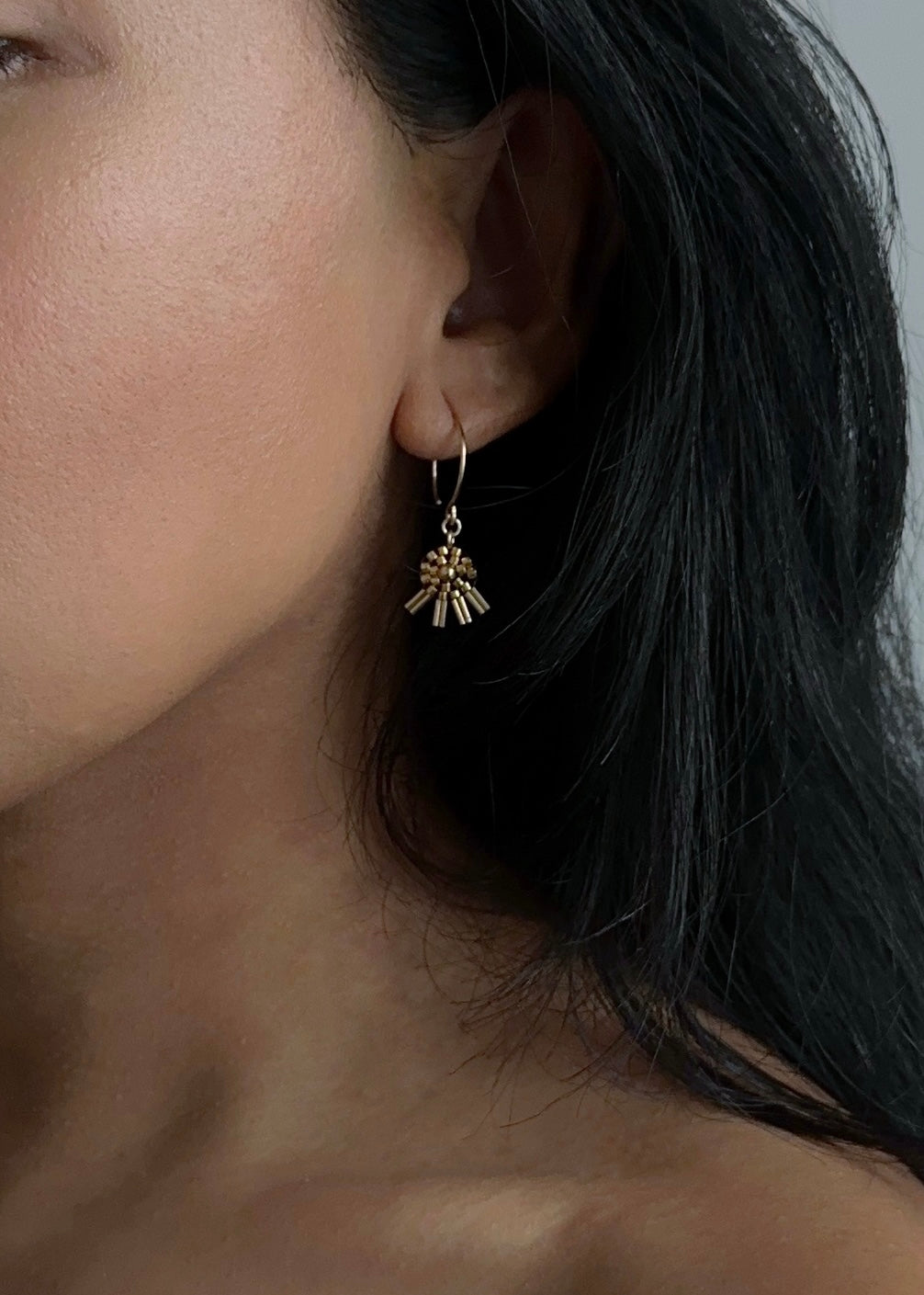 Araw Hoop Earrings in Gold