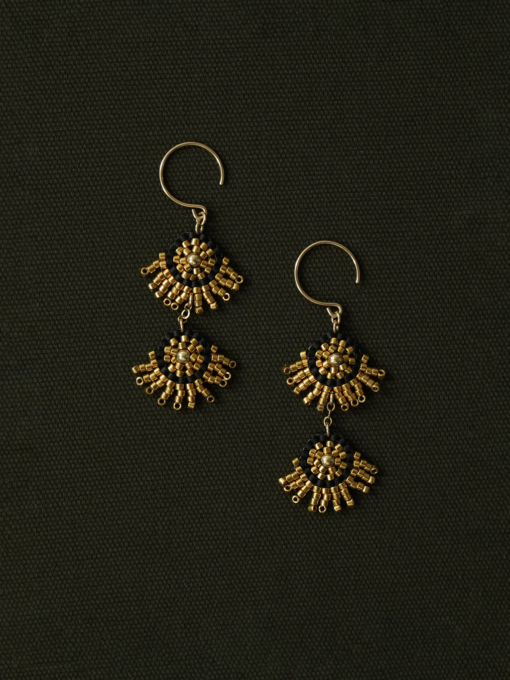 Araw Earrings in Gold