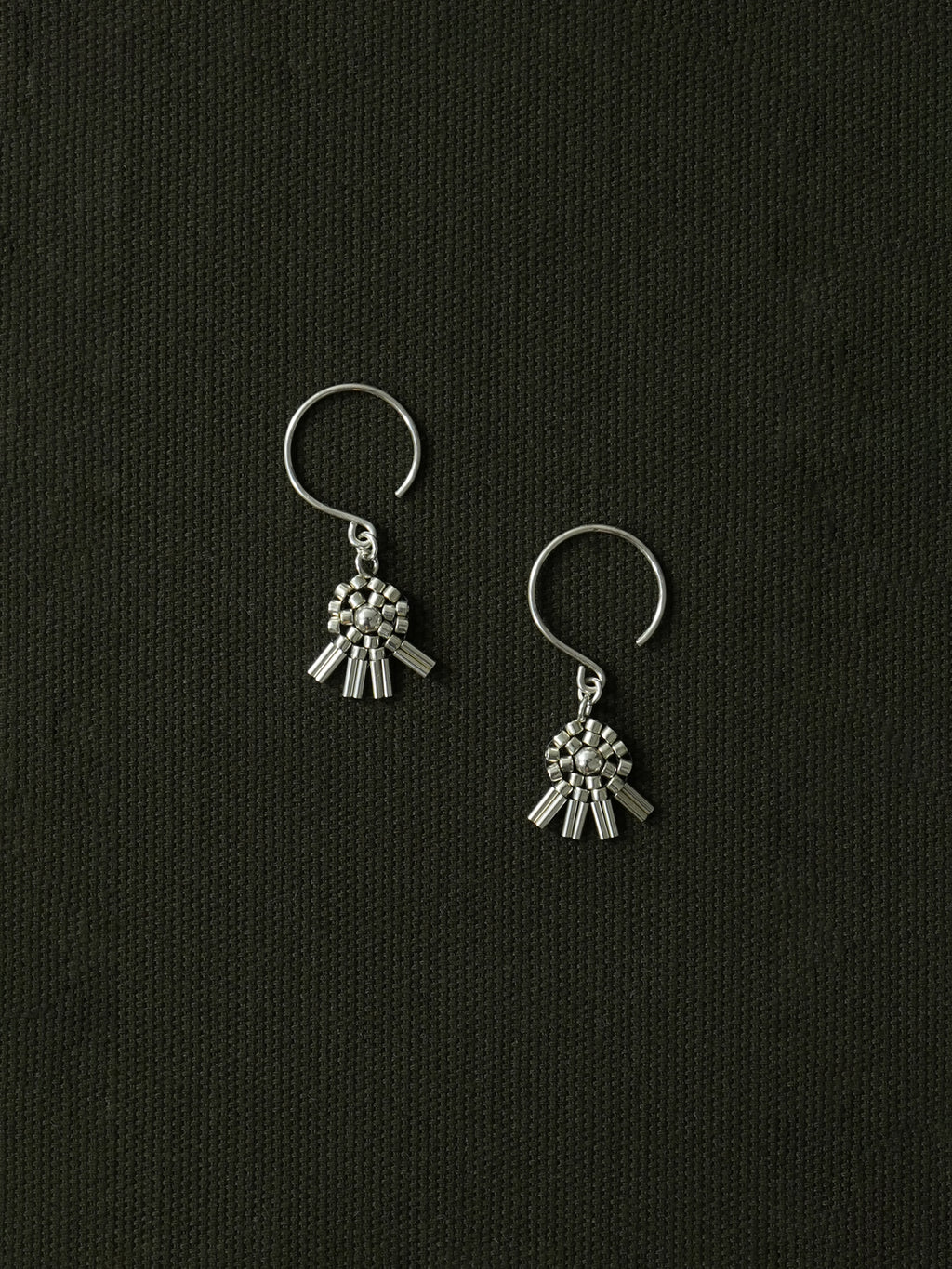 Araw Earrings in Silver