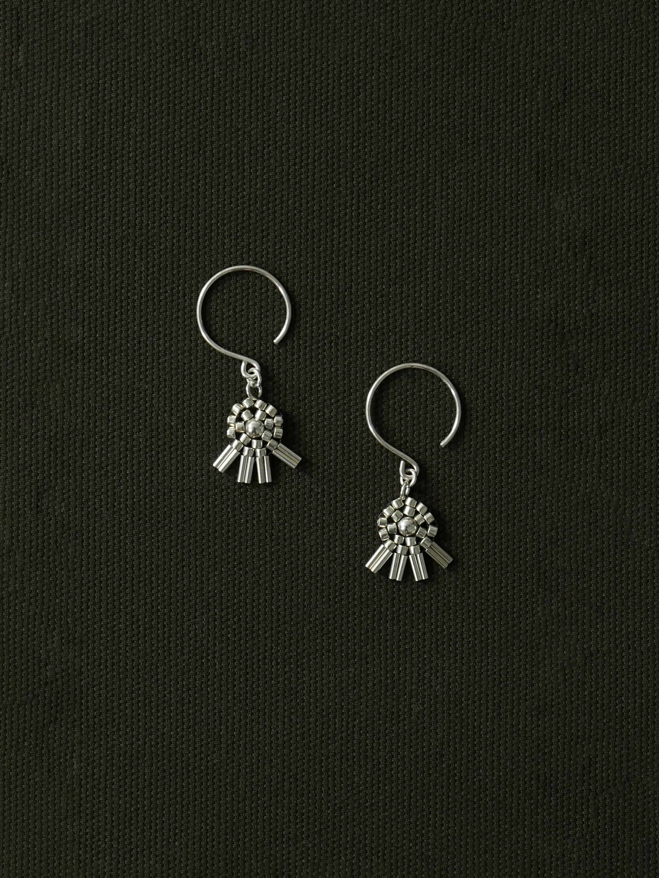 Araw Earrings in Silver