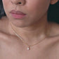 Dainty Freshwater Rice Pearl Pendant Necklace