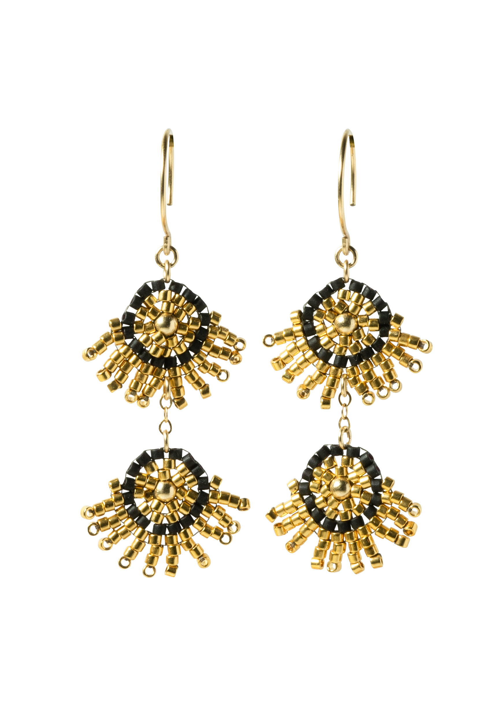 Araw Earrings in Gold