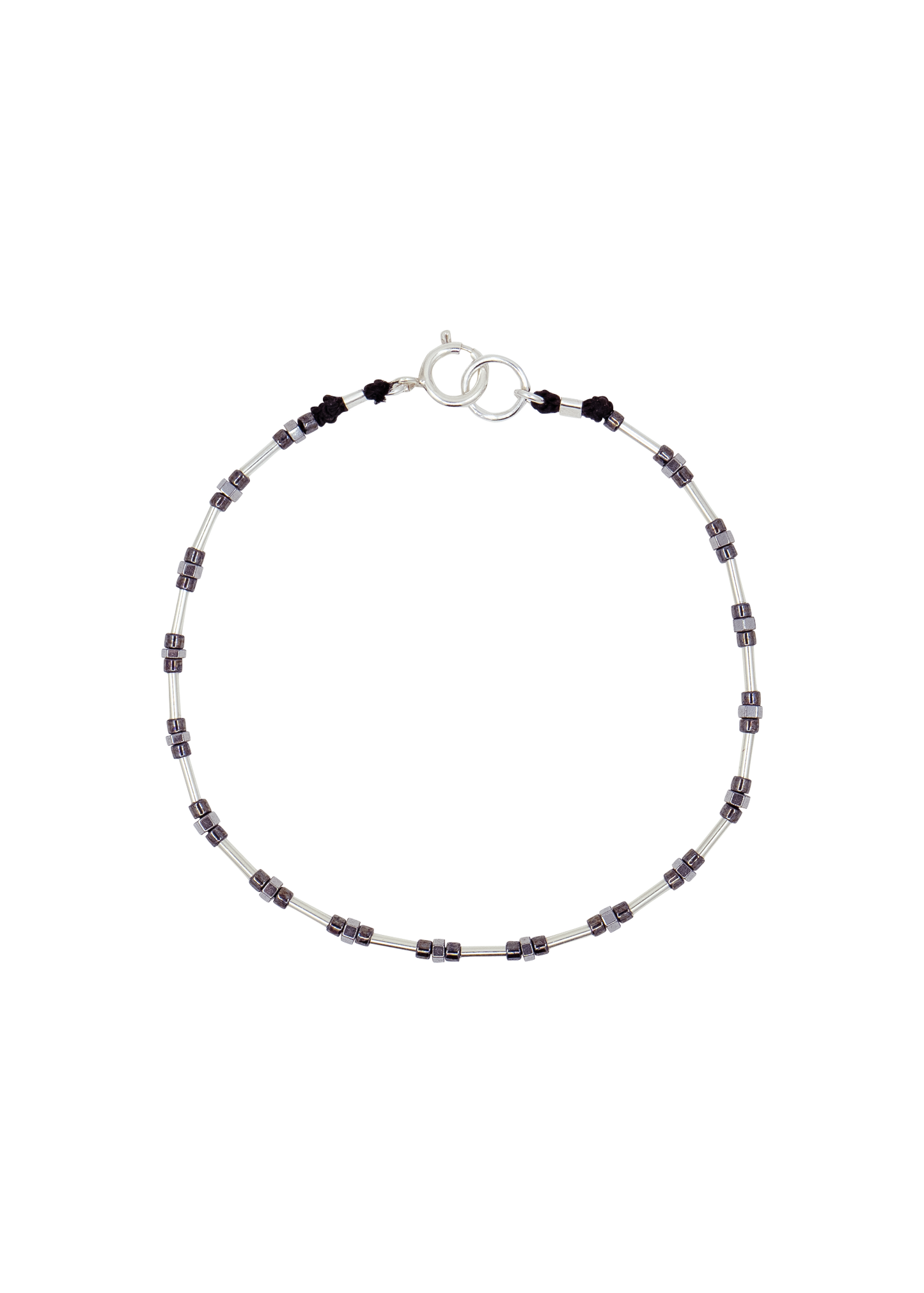 Linear Bracelet in Sterling Silver