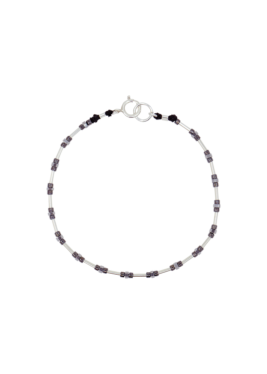 Linear Bracelet in Sterling Silver